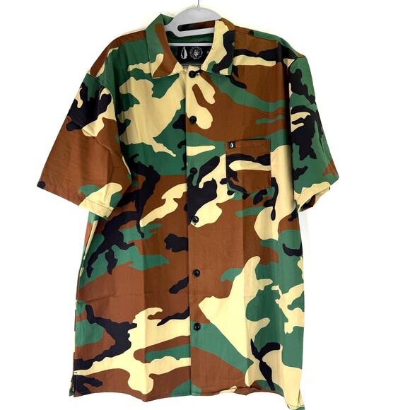 Tachuntfish The Mojito M81 Shirt Camo Button Up Shirt NWT Size Large - Picture 1 of 5